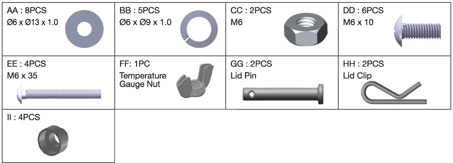 Gasmate BQ1060 ODYSSEY One Burner Portable BBQ 3