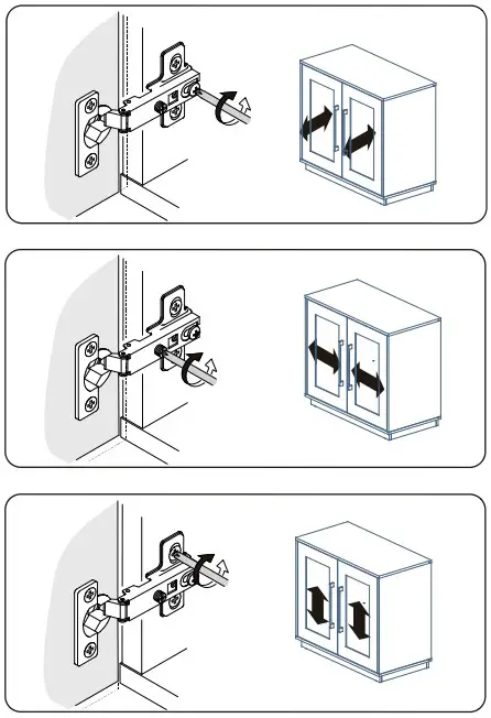 How to adjust door gaps