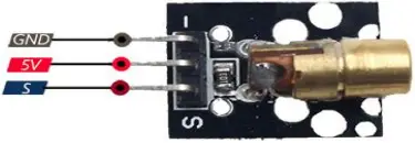 ARDUINO KY-008 Laser Transmitter Module A1