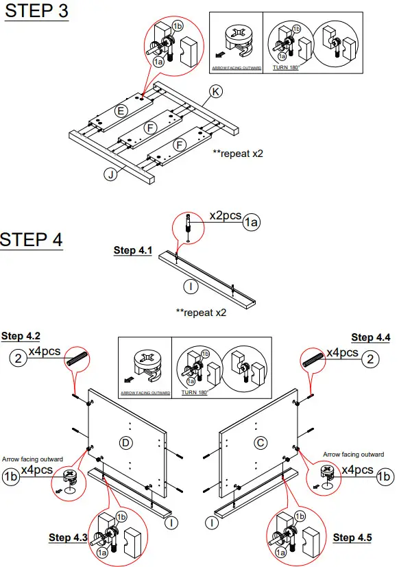 Furinno 21346 70 Inch TV Stand with Fireplace - fig 5