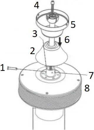 River 21090 - Assembly with Down Rod