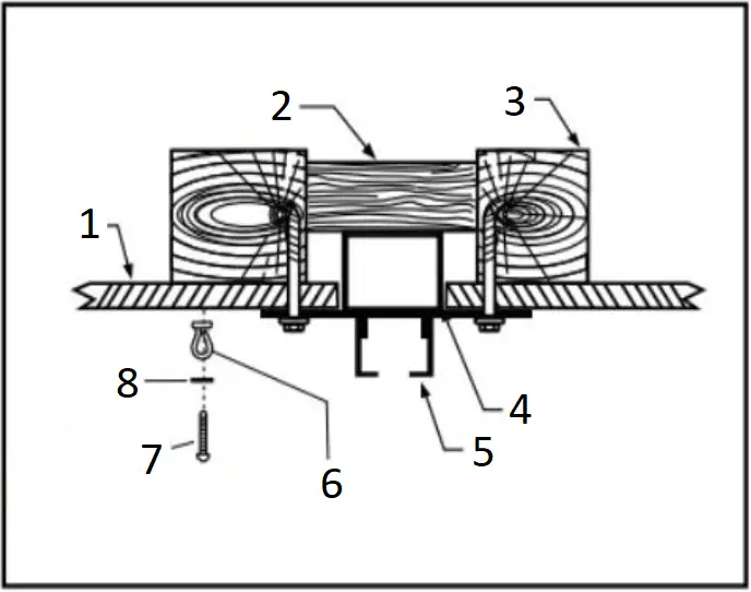 River 21090 - Cable hook 1
