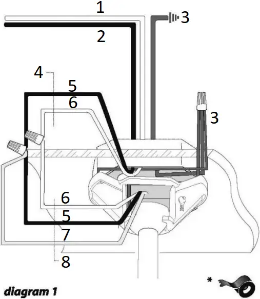 River 21090 -Ceiling Fan Wiring