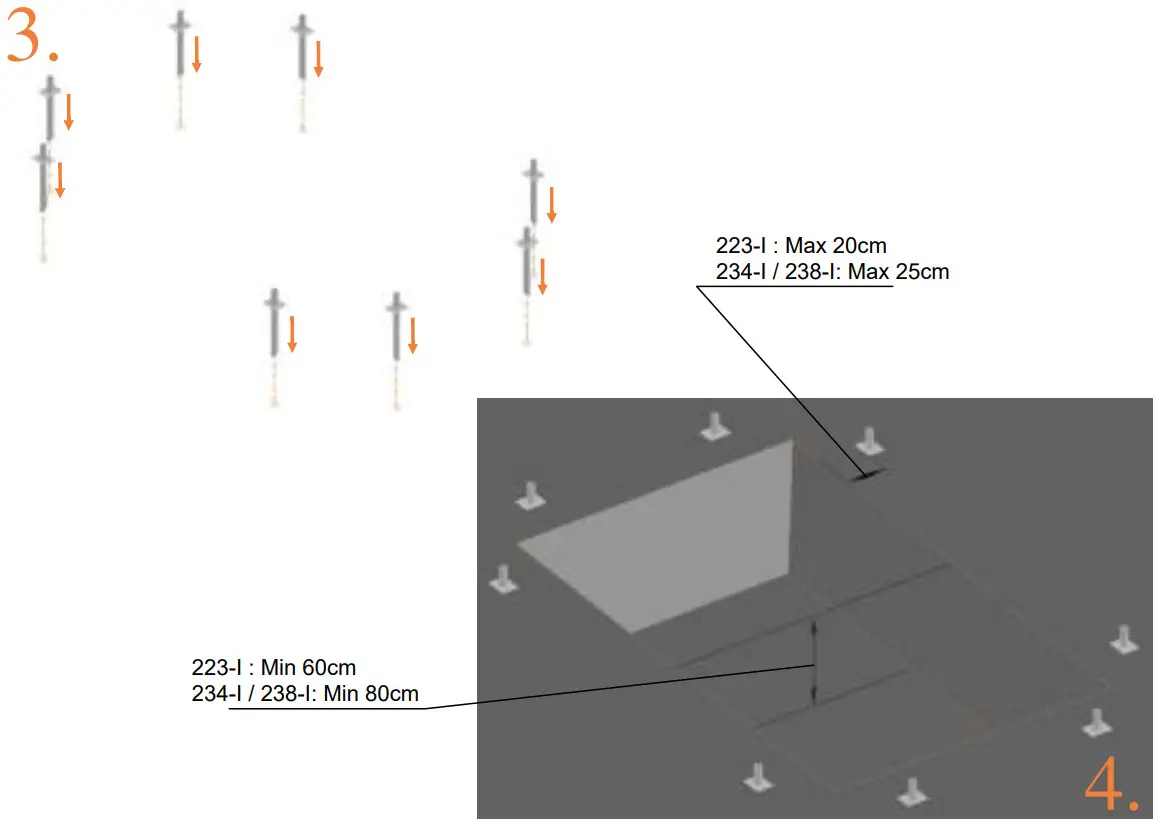 Avyna 223-I Pro-Line InGround Trampoline Set - fig 2