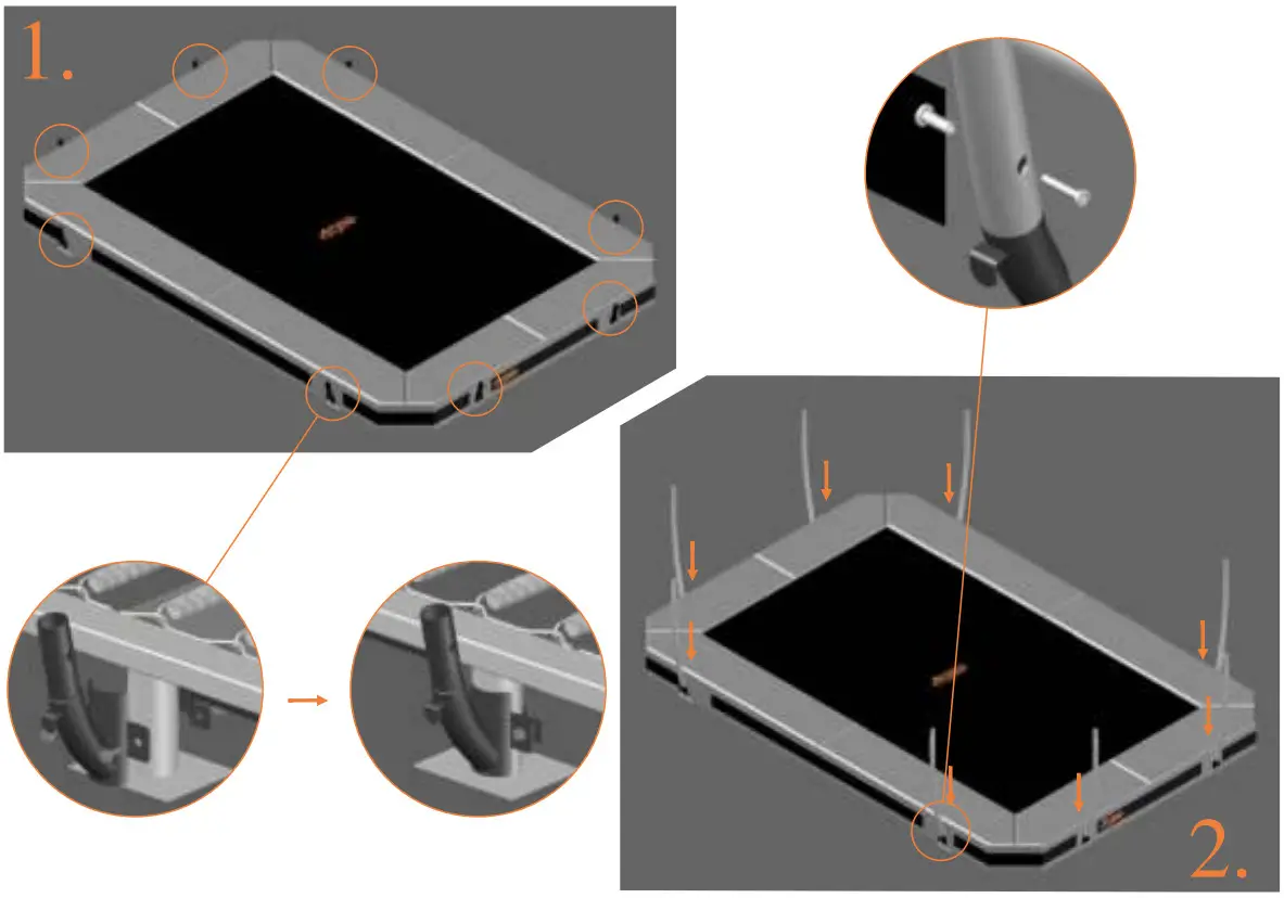 Avyna 223-I Pro-Line InGround Trampoline Set - fig 7