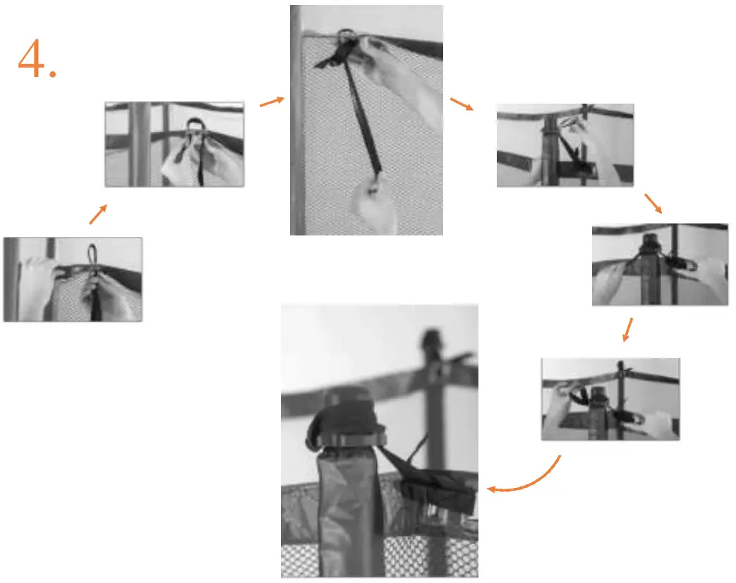 Avyna 223-I Pro-Line InGround Trampoline Set - parts 1