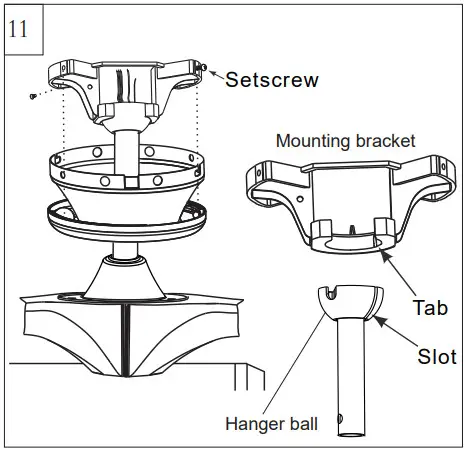 VISUAL COMFORT 3MAVR52XXX Series Ceiling Fan - fig 11