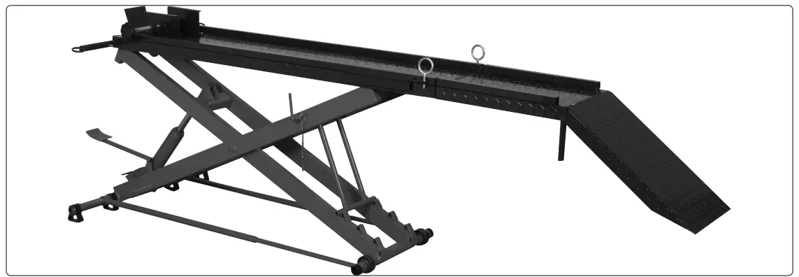 Sealey MC550 450KG Hydraulic Motorcycle Lift - Figure 2