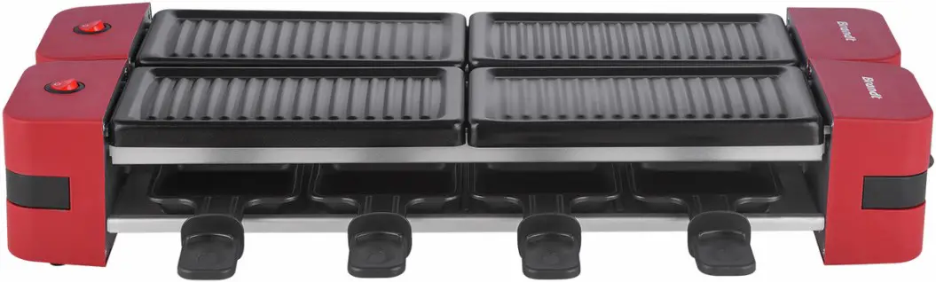 BRANDT RAC2X4R Raclette Multi Function Table Runner Raclette Grill