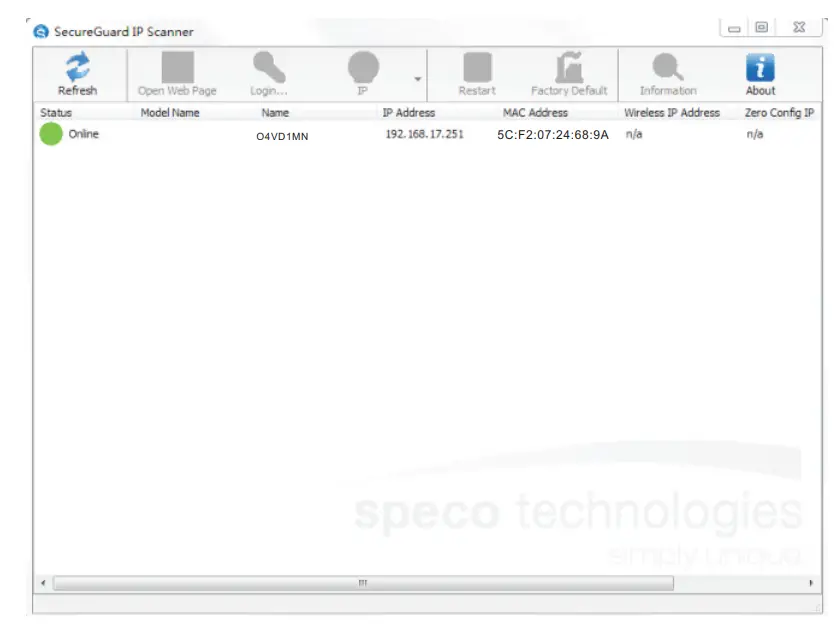 Web Operation and Login