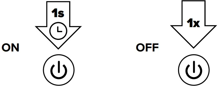 ASTERA AX2 Wireless LED Bar - Switching On