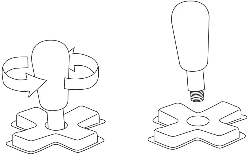 How to remove the joysticks
