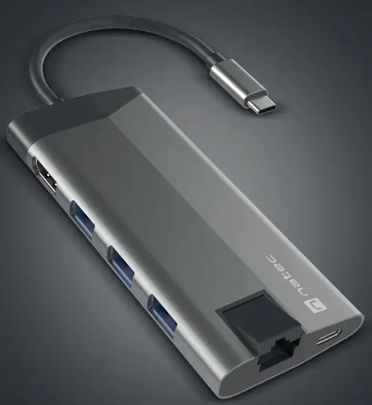 natec Fowler Plus 8 In 1 USB C Hub