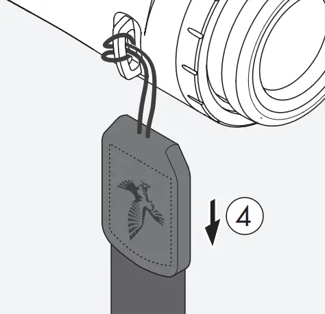 SWAROVSKI OPTIK tM 35 - ATTACHING THE CARRYING STRAP 3