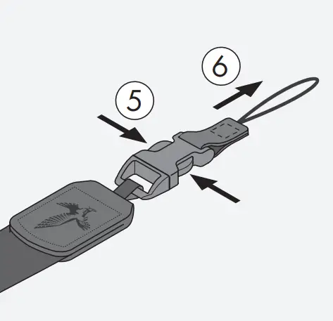 SWAROVSKI OPTIK tM 35 - ATTACHING THE CARRYING STRAP 4