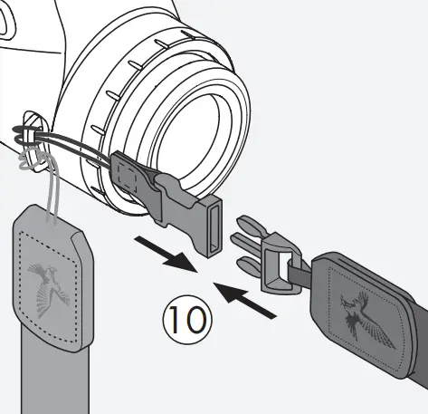 SWAROVSKI OPTIK tM 35 - ATTACHING THE CARRYING STRAP 6