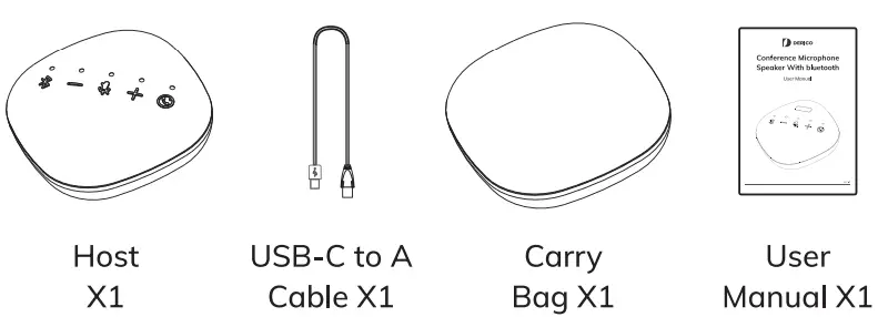 DERICO BT33 Blast Bluetooth Conference Speaker with Microphone-fig7