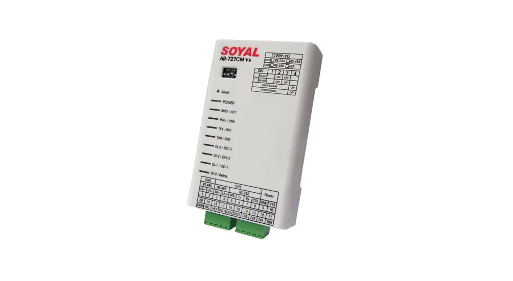Soyal Ar-727-cm Http Server Instruction Manual
