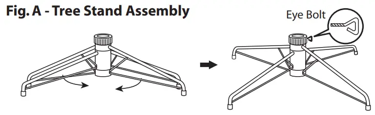 WILLIAMS SONOMA TG40P4798L01 Deluxe Noble Fir-4 LED Clear - Assembly