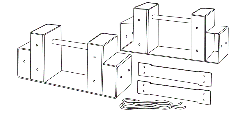 Sunnydaze-DECOR-QX-047-Steel-Log-Rack-Bracket-Kit-fig-1