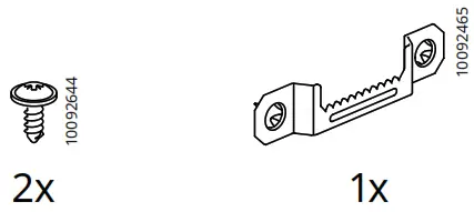 FRONT IKEA FLÖNSA Memo Board with Pins - fig 1