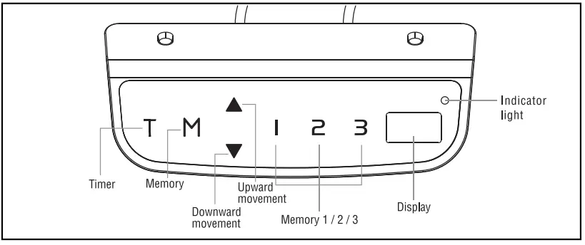 V I V O DESK-V102E Black Electric Stand Up Desk Frame Workstation - CONTROLLER