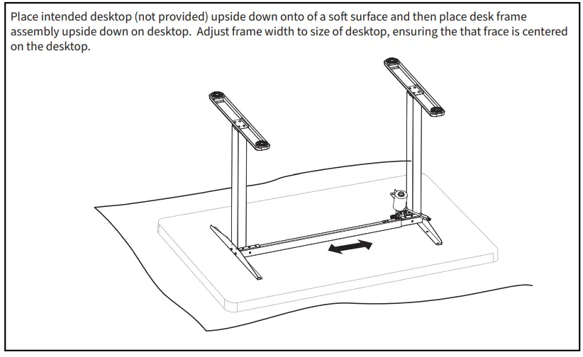 V I V O DESK-V102E Black Electric Stand Up Desk Frame Workstation - Desktop