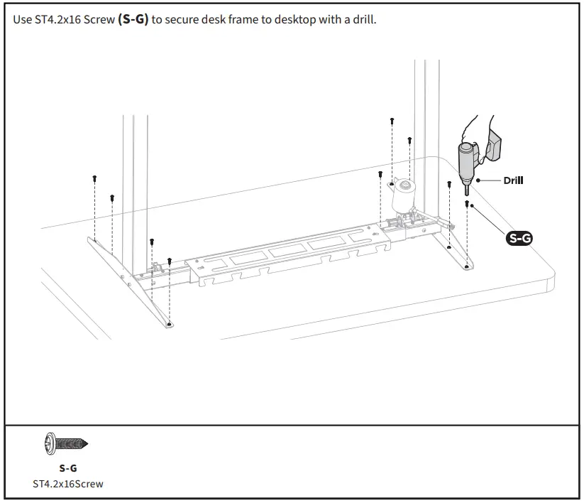 V I V O DESK-V102E Black Electric Stand Up Desk Frame Workstation - Frame to Desktop
