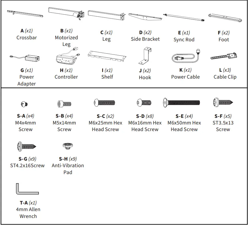 V I V O DESK-V102E Black Electric Stand Up Desk Frame Workstation - Icon 18