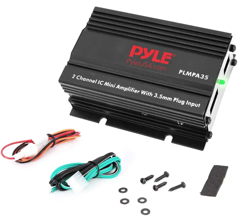Pyle PLMPA35 Dual Channel Mini Portable Stereo Receiver-fig-4