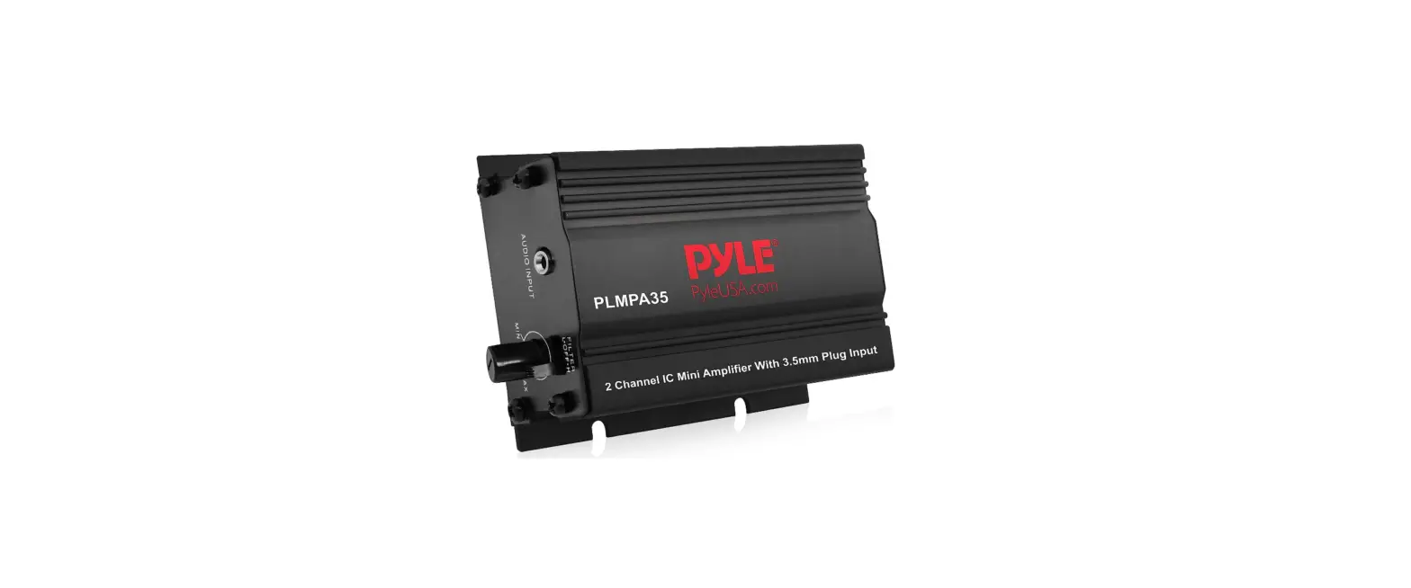 Pyle ‎plmpa35 Dual Channel Mini Portable Stereo Receiver User Manual