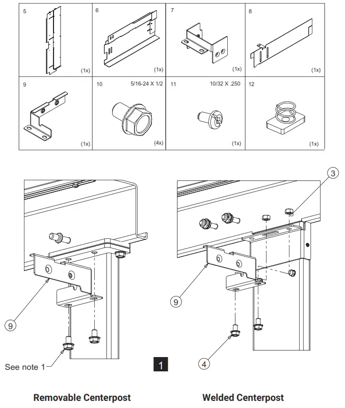 nVent A84BP18 Universal Barrier Panel - Enclosures 12