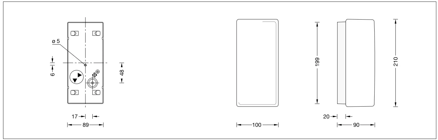 BEGA 34161 Ceiling and Wall Luminaire for Indoor Use