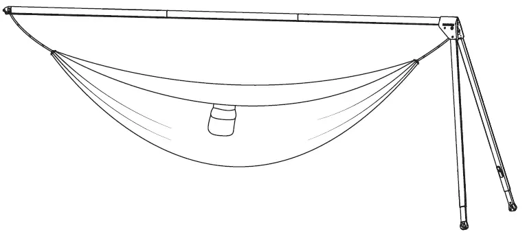 KAMMOK Outpost Vehicle Mounted Hammock Stand 18