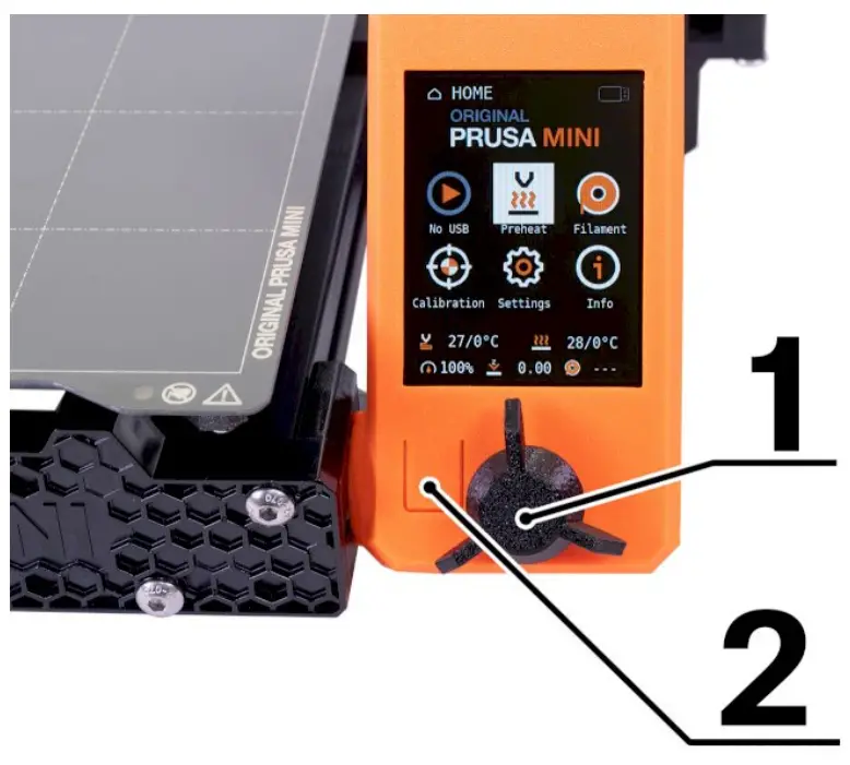 PRUSA SL1S 3d Printing Handbook - controls