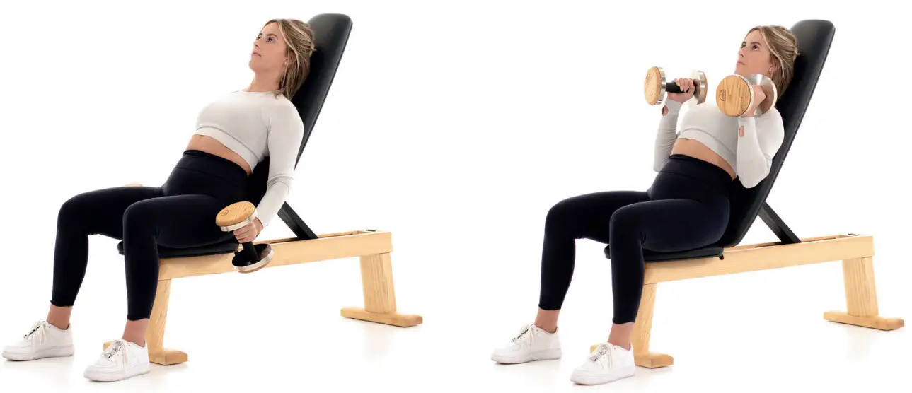 Incline Biceps Curls