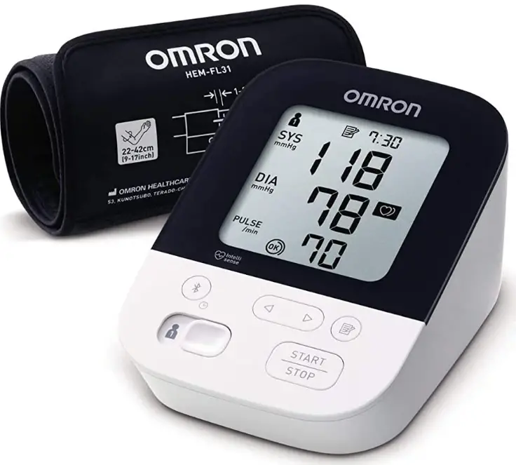 HEM-7155T-EBK Automatic Upper Arm Blood Pressure Monitor