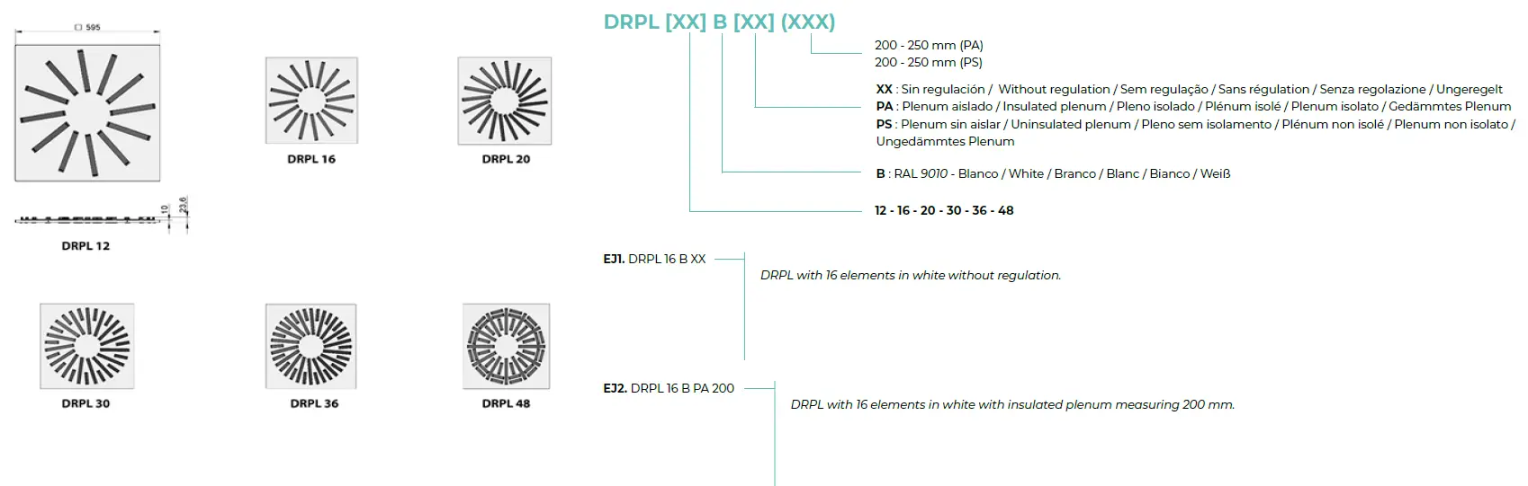 AIRZONE DRPL30B Fester Rotational Diffuser-fig-1