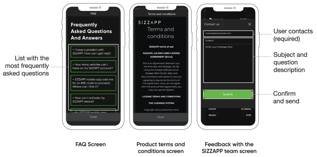 SIZZAPP Smart Security System App - fig 12