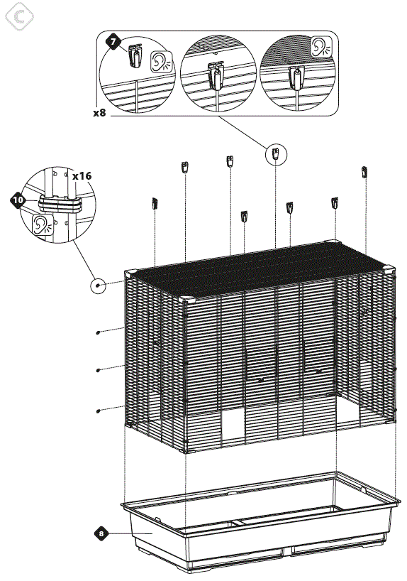 zooplus-520648-Piano-6-Bird-Cage-fig-4