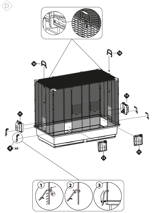 zooplus-520648-Piano-6-Bird-Cage-fig-5