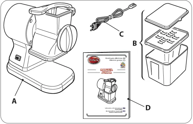 RGV Robusta Junior Electric Grater 03