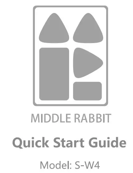 MIDDLE RABBIT SW-4 Wireless Gaming Earbuds User Guide