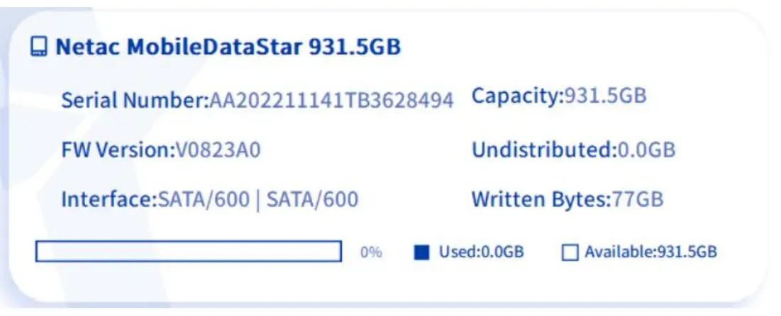 Netac SSD Tool Box - figer 2