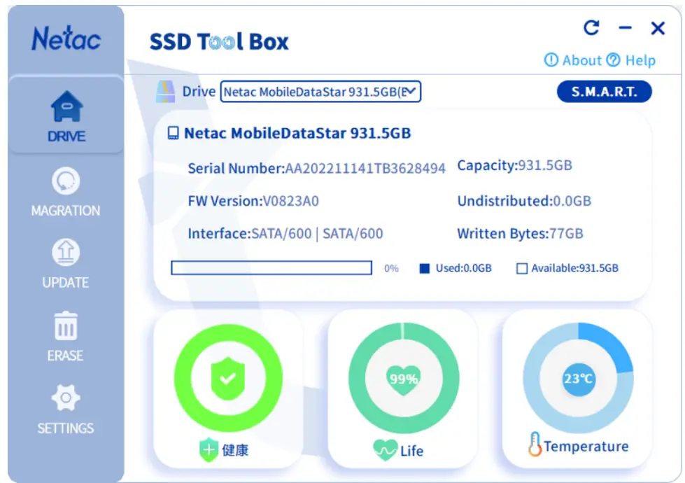 Netac SSD Tool Box