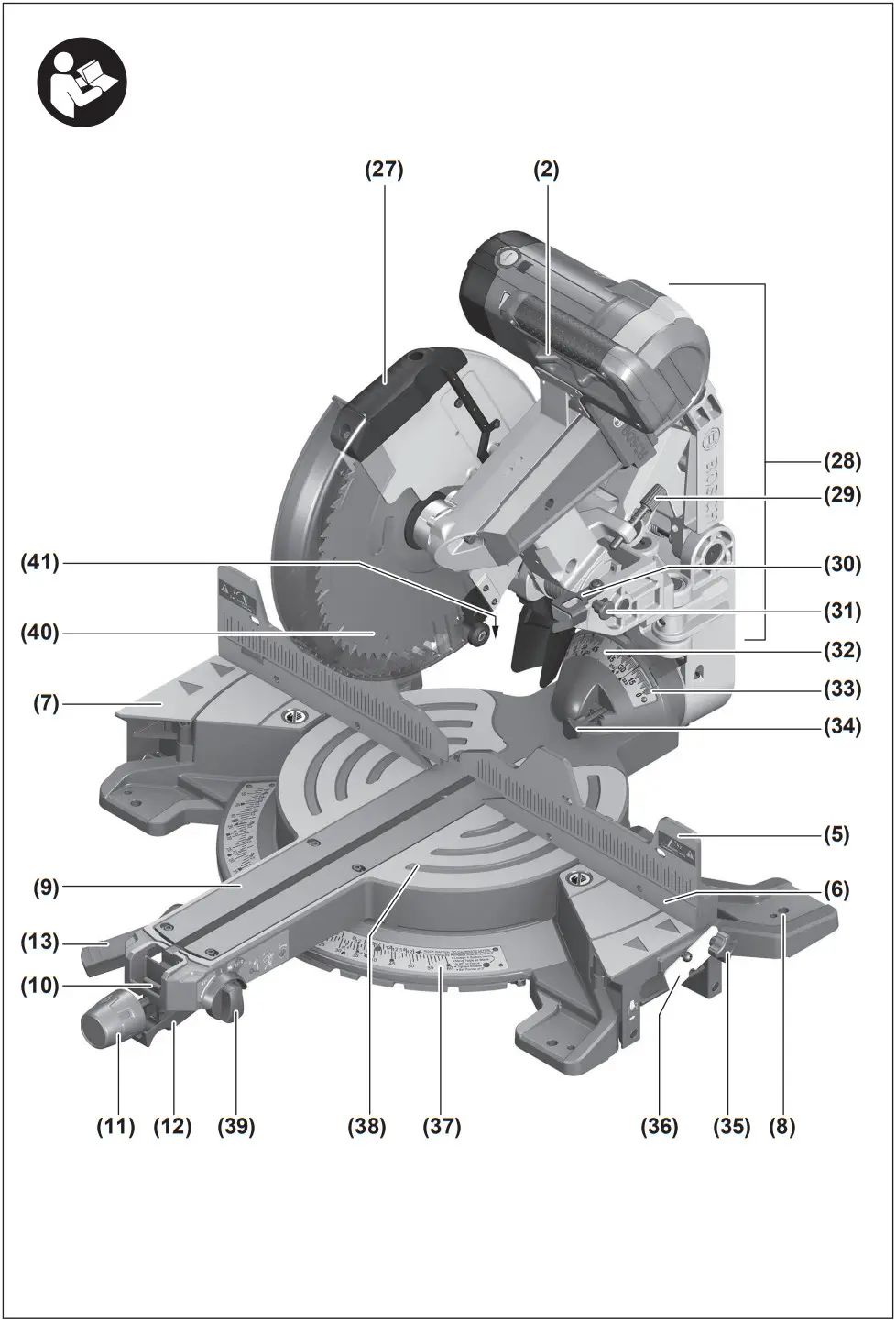 BOSCH GCM 12 GDL Professional Mitre Saw - FIGURE 2