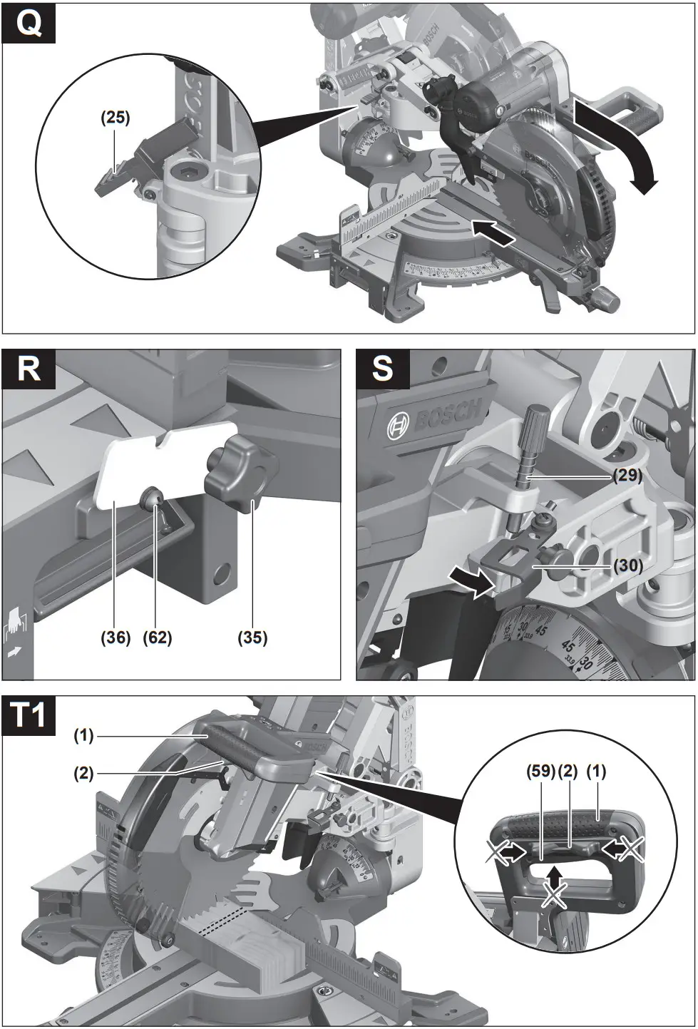 BOSCH GCM 12 GDL Professional Mitre Saw - FIGURE 9