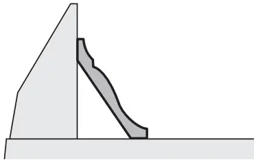 BOSCH GCM 12 GDL Professional Mitre Saw - moulding 2