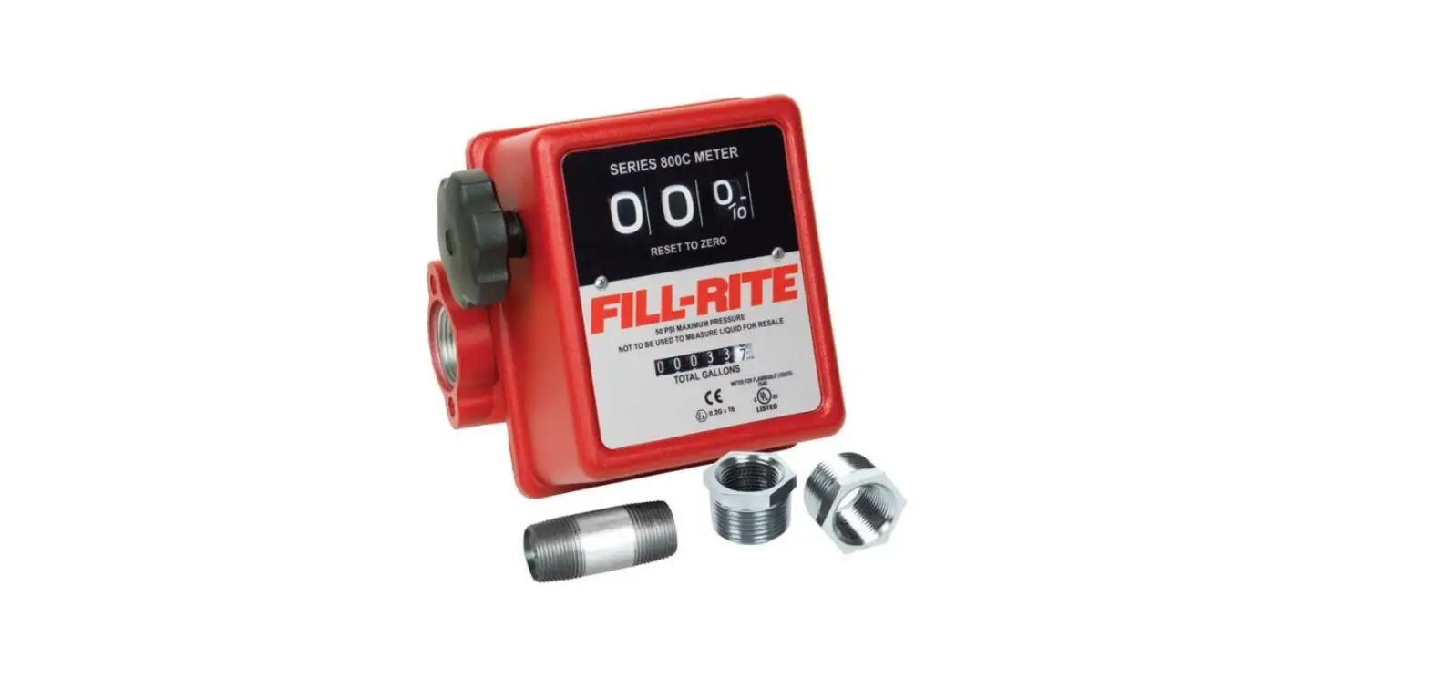Fill-rite 807c1 3-digit Mechanical Fuel Transfer Meter Instruction Manual