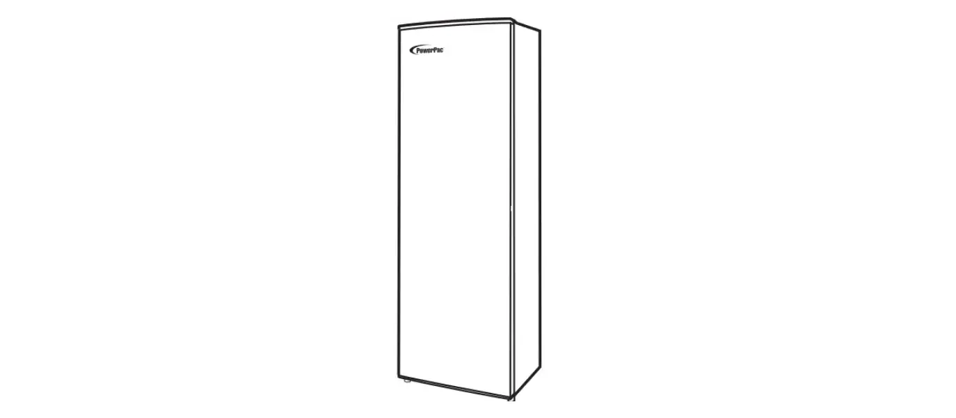 Powerpac Ppfz230 230l Upright Freezer User Manual